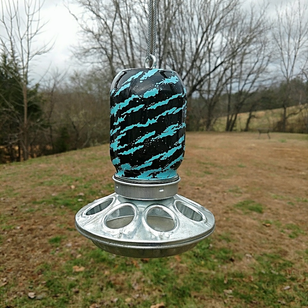 **SOLD!** Mason Jar Bird Feeder